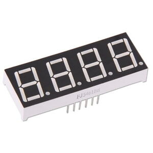 4 Digit 7 Segment LED Display for Arduino – Goliath Automation & Robotics