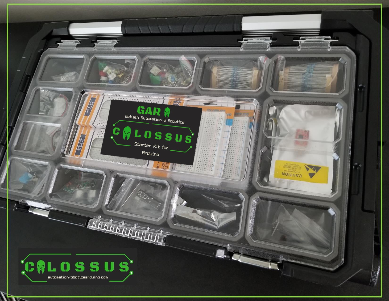 GAR Colossus Starter Kit for Arduino – Goliath Automation & Robotics