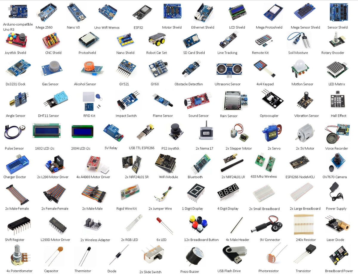 GAR Colossus Starter Kit for Arduino – Goliath Automation & Robotics