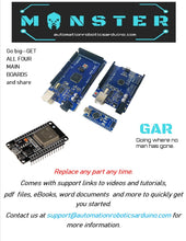 Load image into Gallery viewer, GAR Monster Starter Kit for Arduino